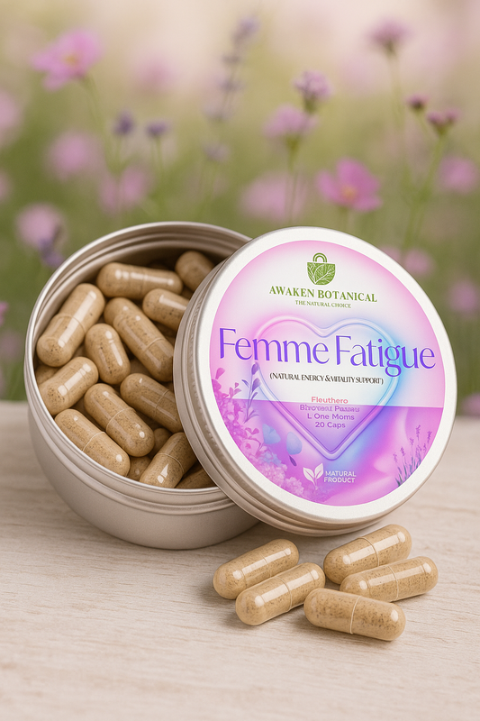Femme Fatigue – Natural Energy & Vitality Capsules