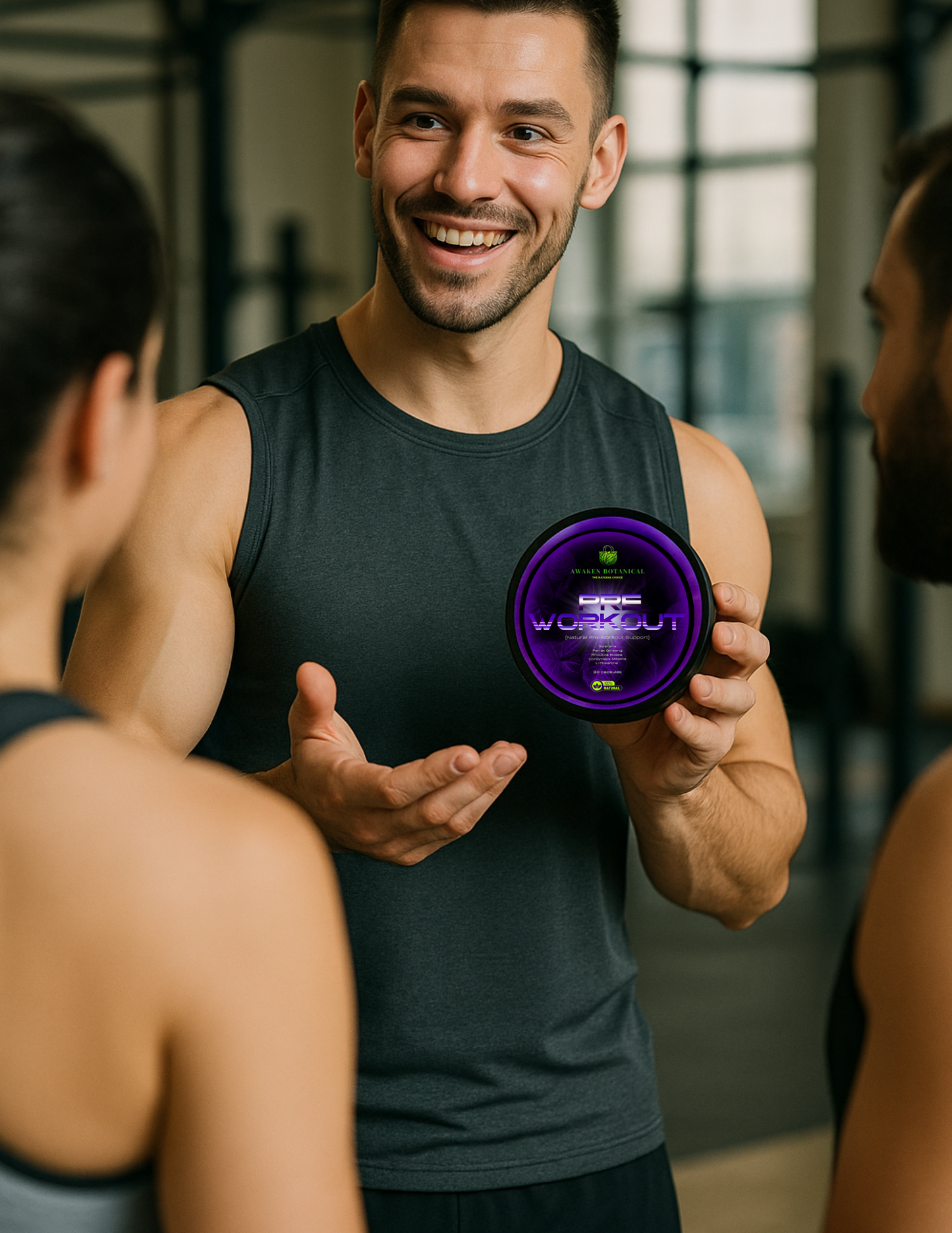Pre-Workout - Natural Pre-Workout & Energy Support Capsules