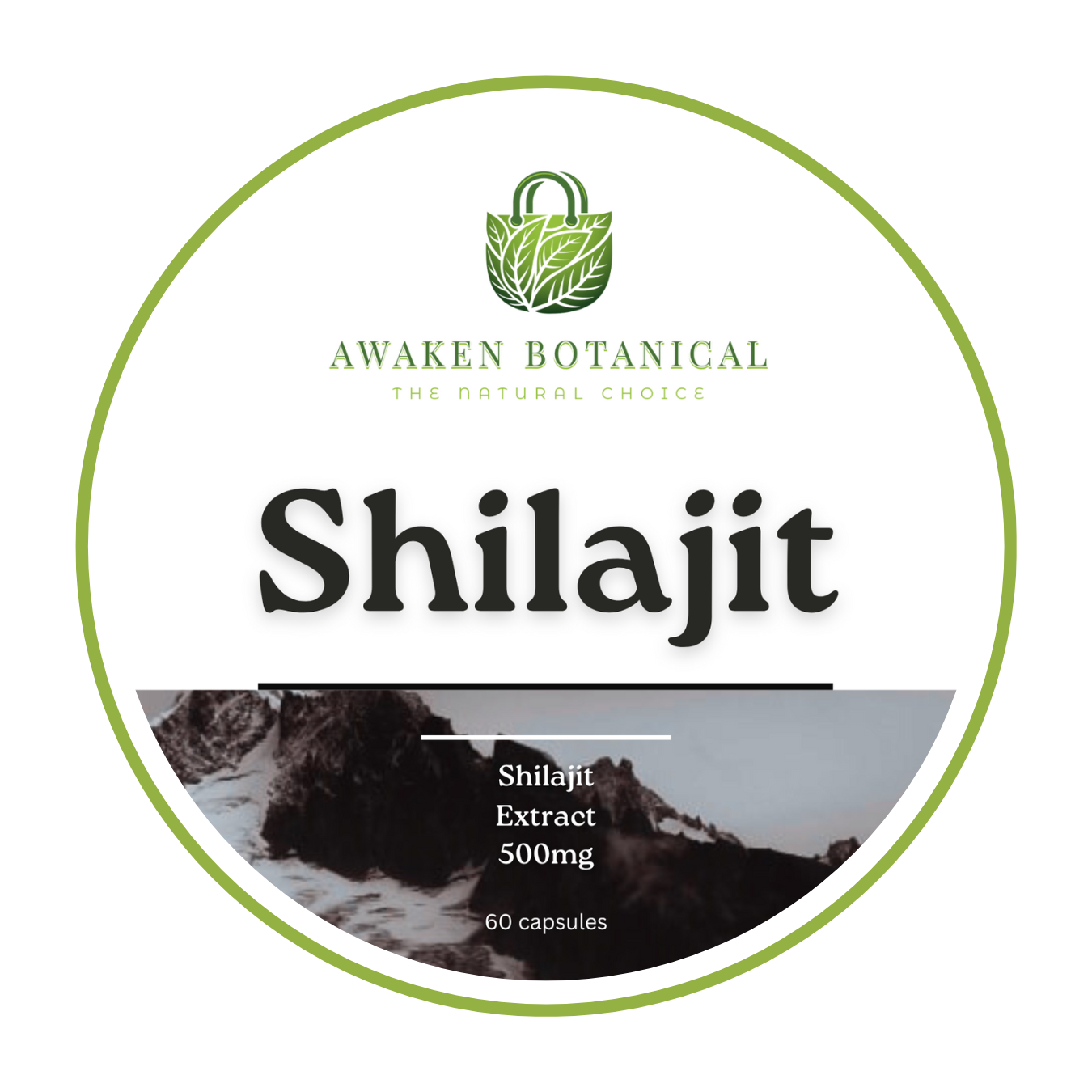 Shilajit 500mg Capsules – Pure Himalayan Extract in Plant-Based 60 Capsules