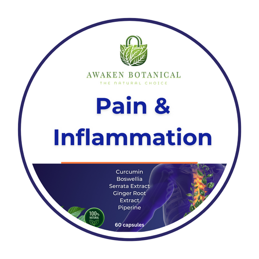 Pain & Inflammation Support 600 mg Capsules – Targeted Relief, Deep Recovery